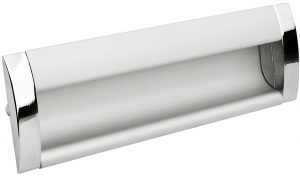 Ручка врезная GIFF UA08/C00/04/96 хром/алюминий