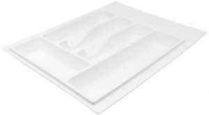 Лоток для столових приладів Volpato 390×490 білий